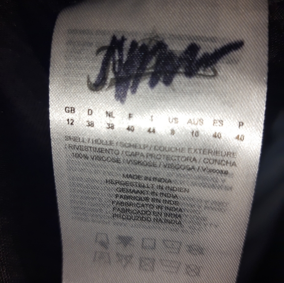 Black satiny long sleeve maxi dress UK 12 Joe Browns Goth Whimsigoth Halloween - Picture 12 of 13